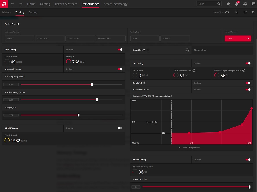 GPU Overclocking Using AMD Software