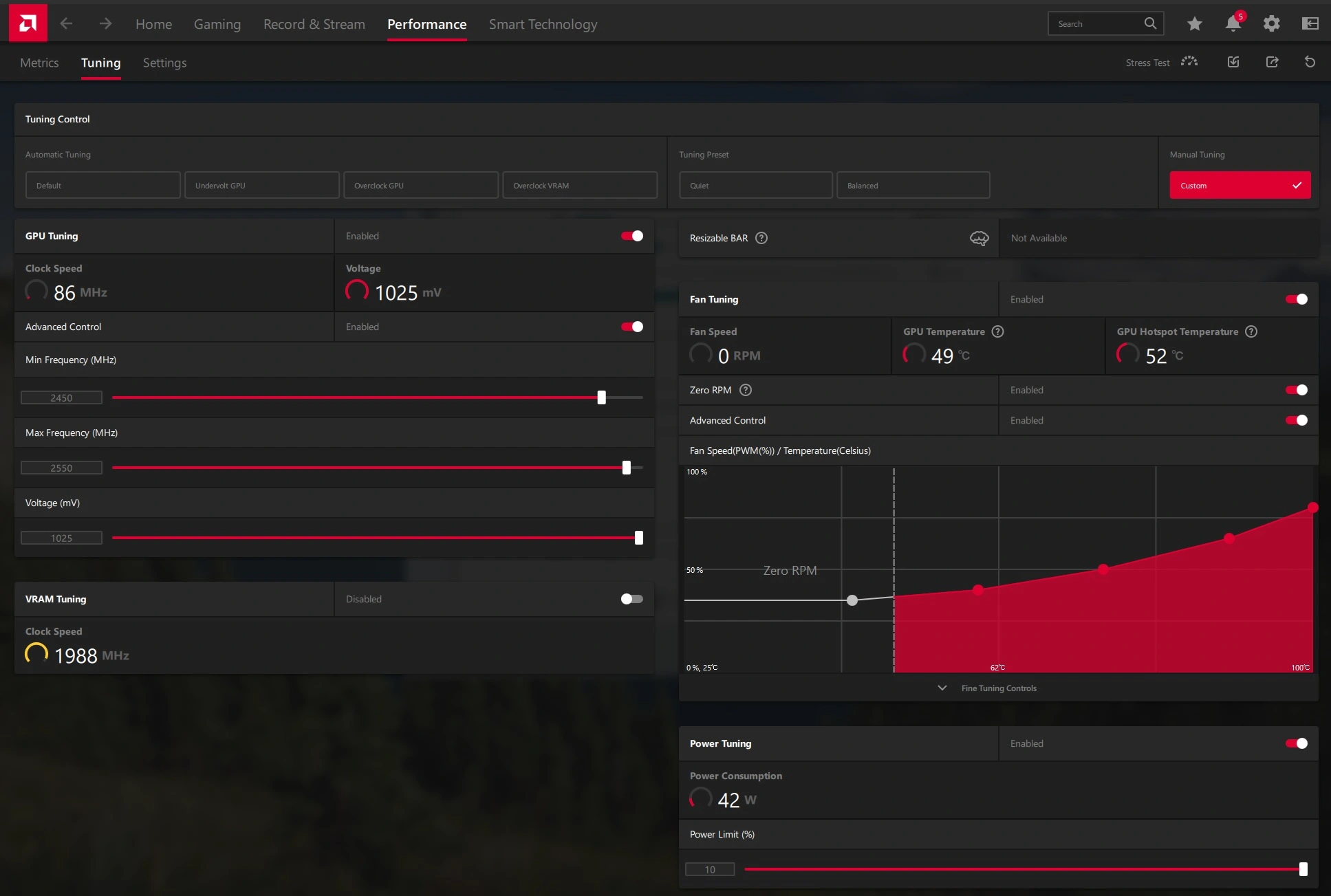 AMD Tuning Control